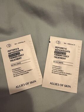 Allies of Skin Peptides & antioxidants advanced firming treatment